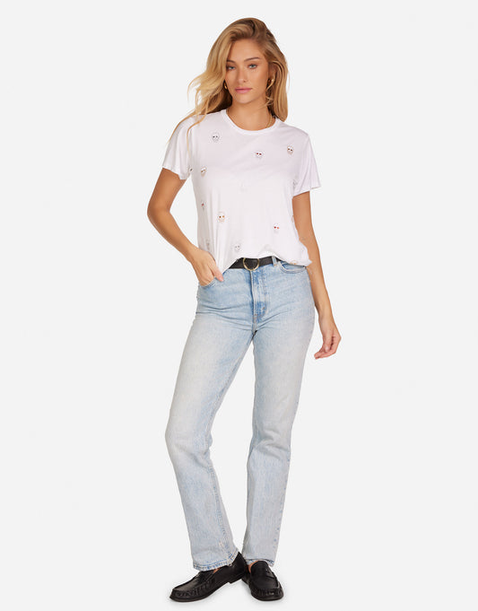 Wolf Stud Heart Eye Skulls