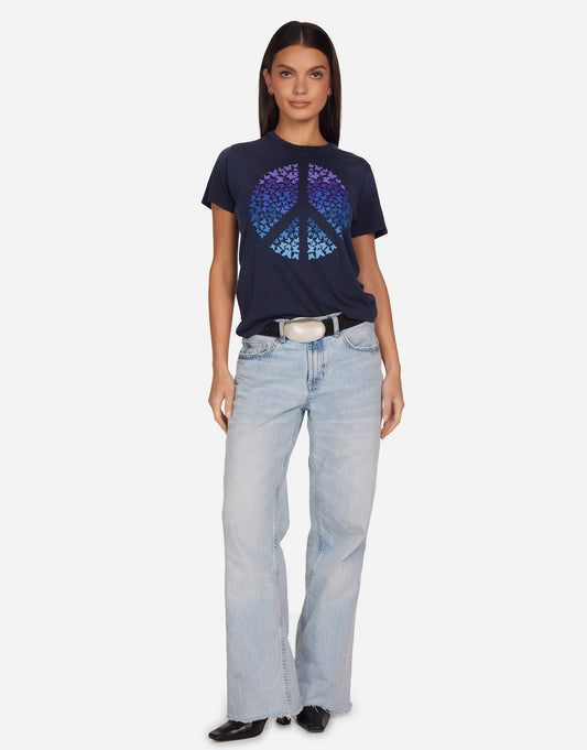 Wolf Ombré Butterfly Peace