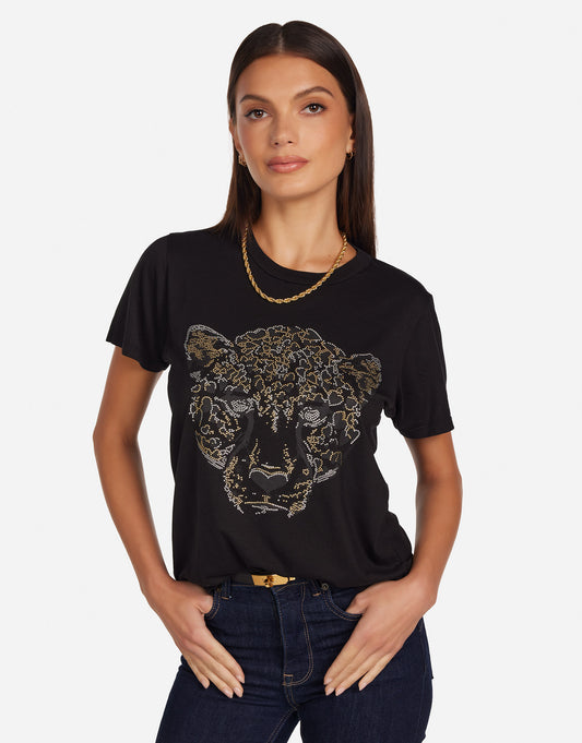 Wolf Stud Heart Leopard
