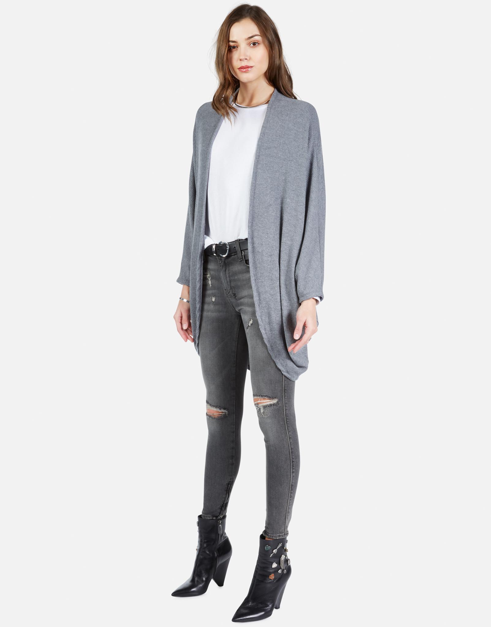 Lauren Moshi Women's Isla Cosmic Glam Eyes - Heather Grey