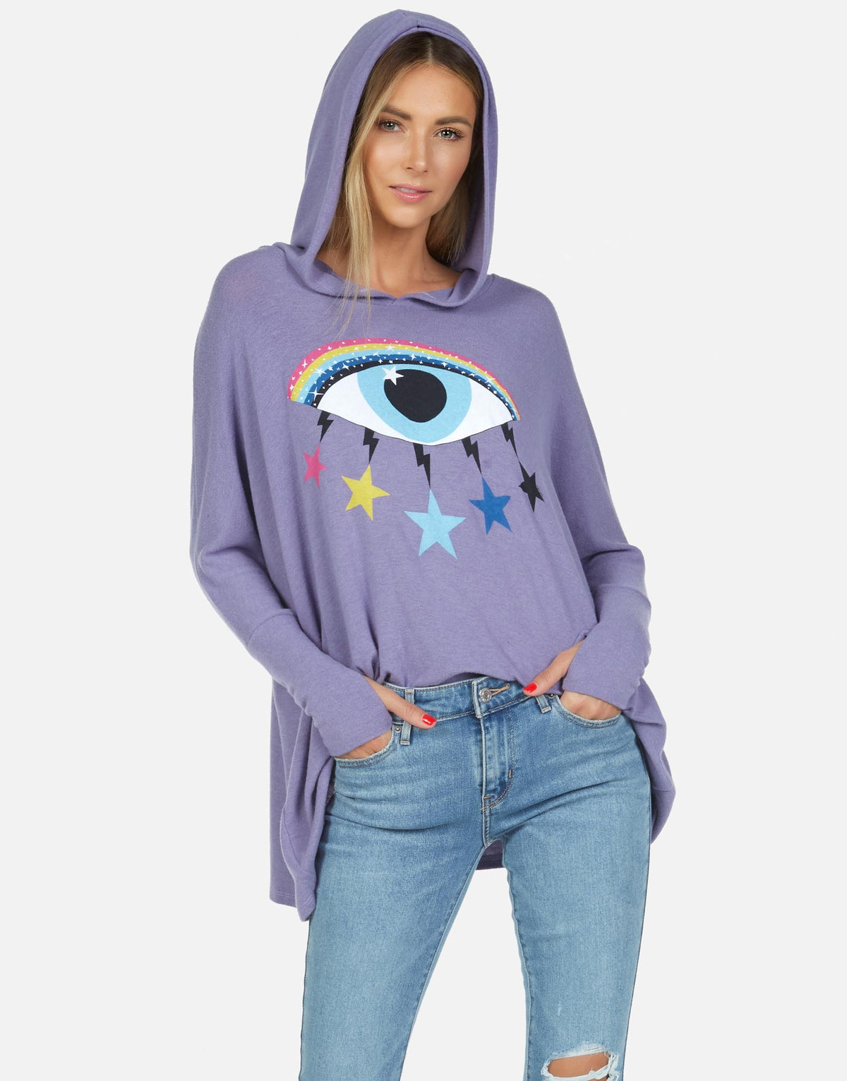 Lauren Moshi Women's Wilma Cosmic Rainbow Eye - Lilac Rose