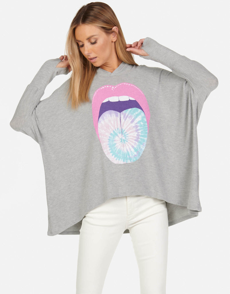 Lauren Moshi Women's Wilma Tie Dye Tongue - Heather Grey