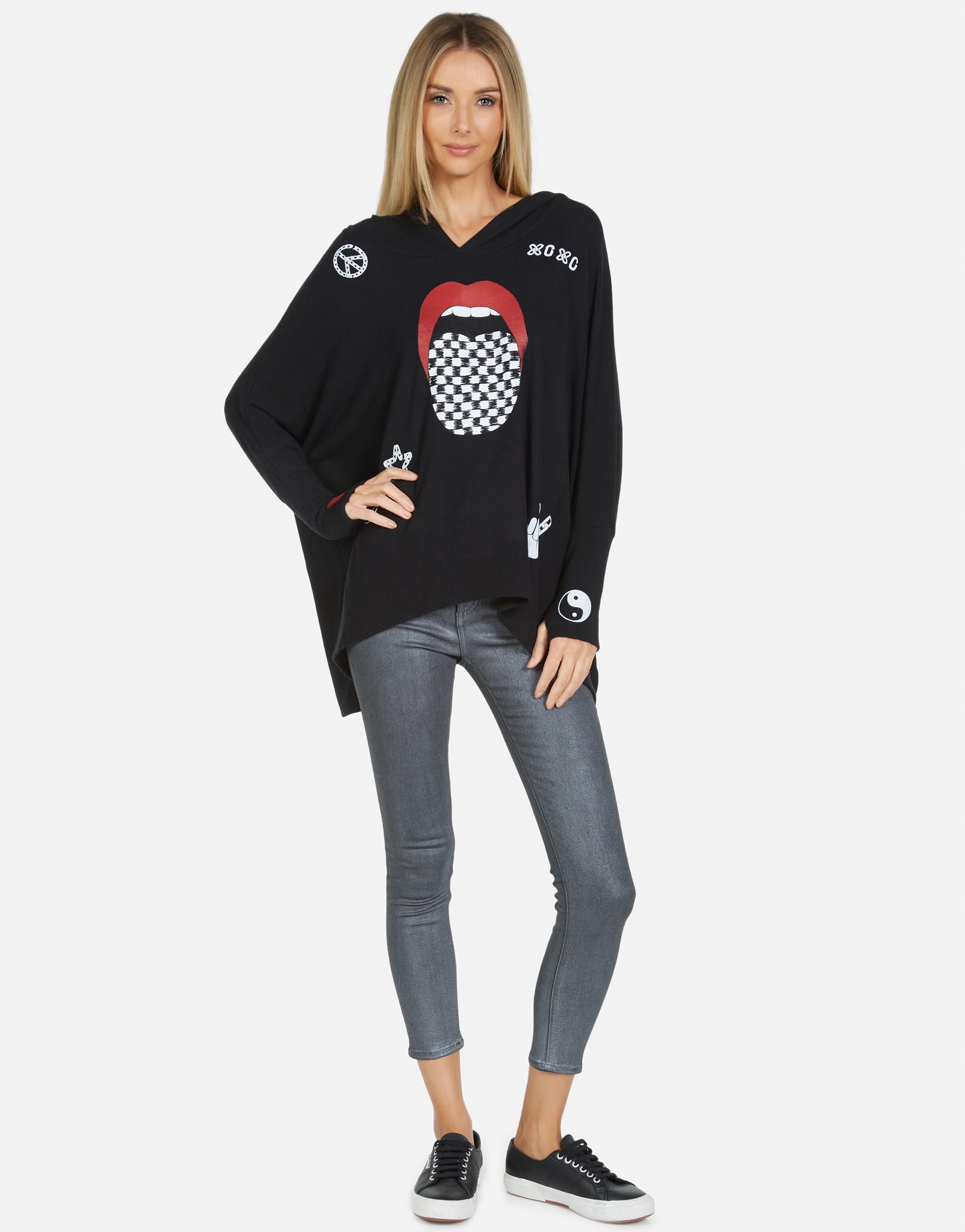 Lauren Moshi Women's Wilma Checker Tongue - 