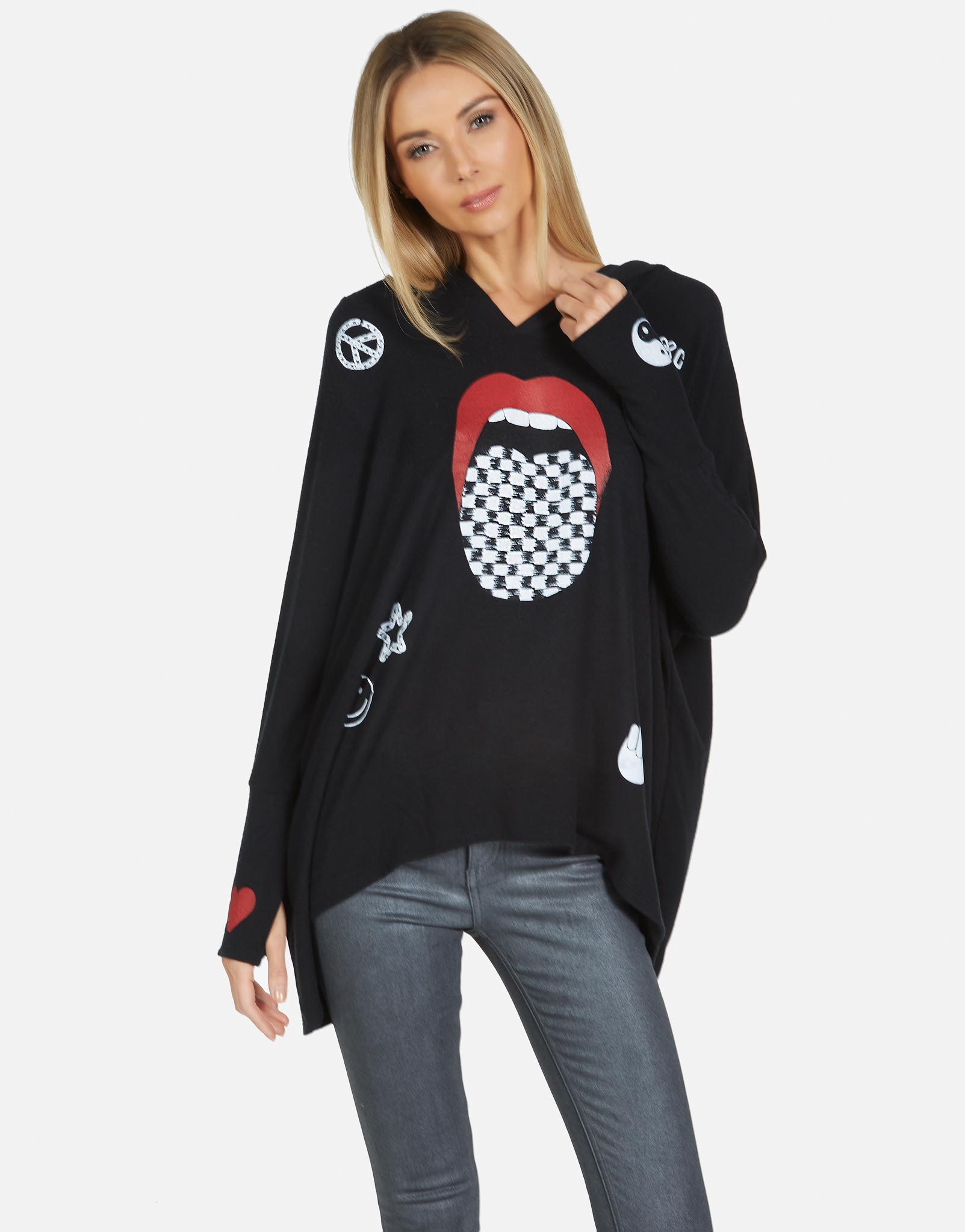 Lauren Moshi Women's Wilma Checker Tongue - 