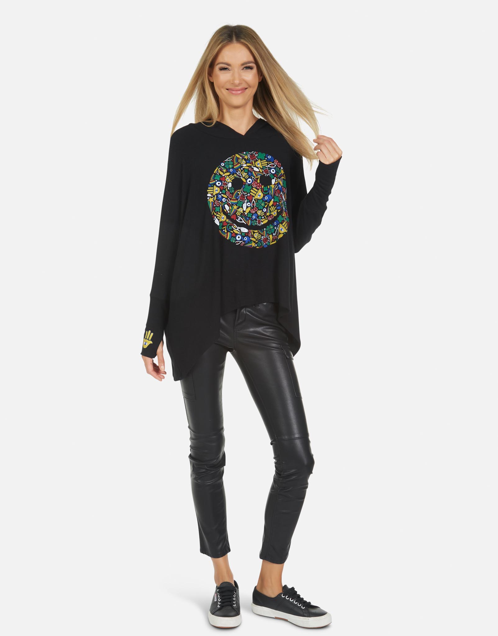 Lauren Moshi Women's Wilma Lucky Happy Face - 