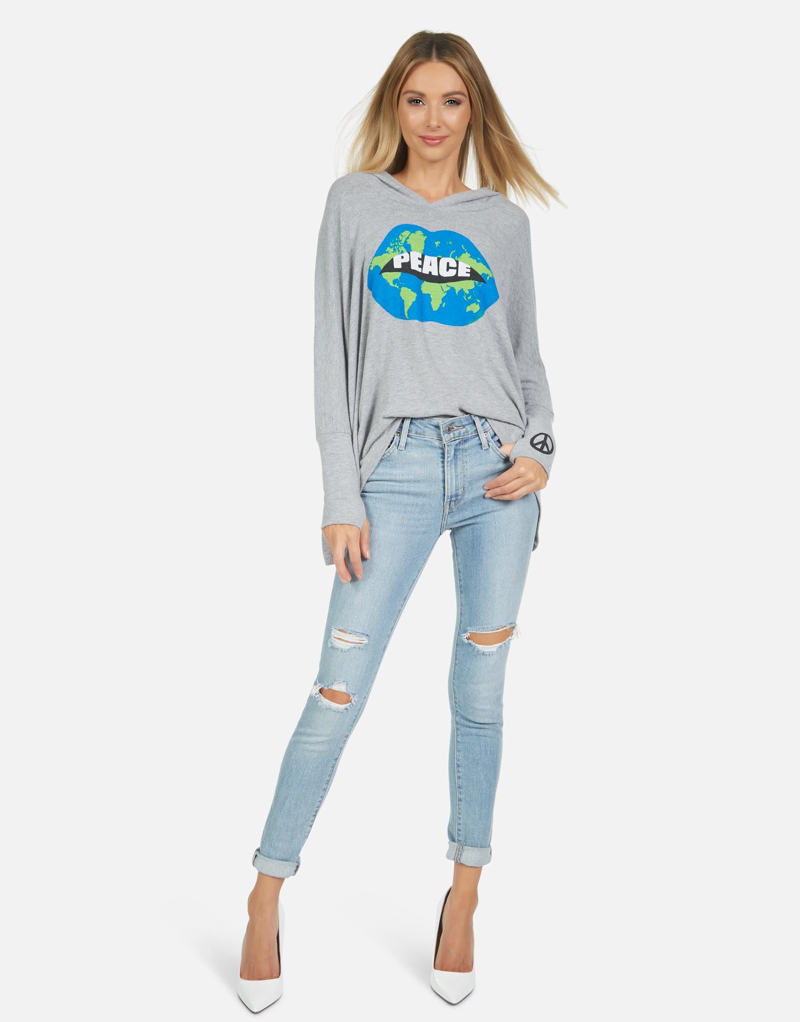Lauren Moshi Women's Wilma World Peace Lips - 