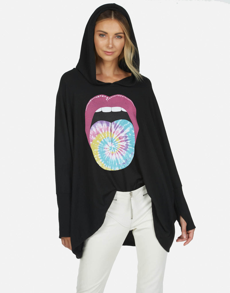 Lauren Moshi Women's Wilma Tie Dye Tongue - Jet Black