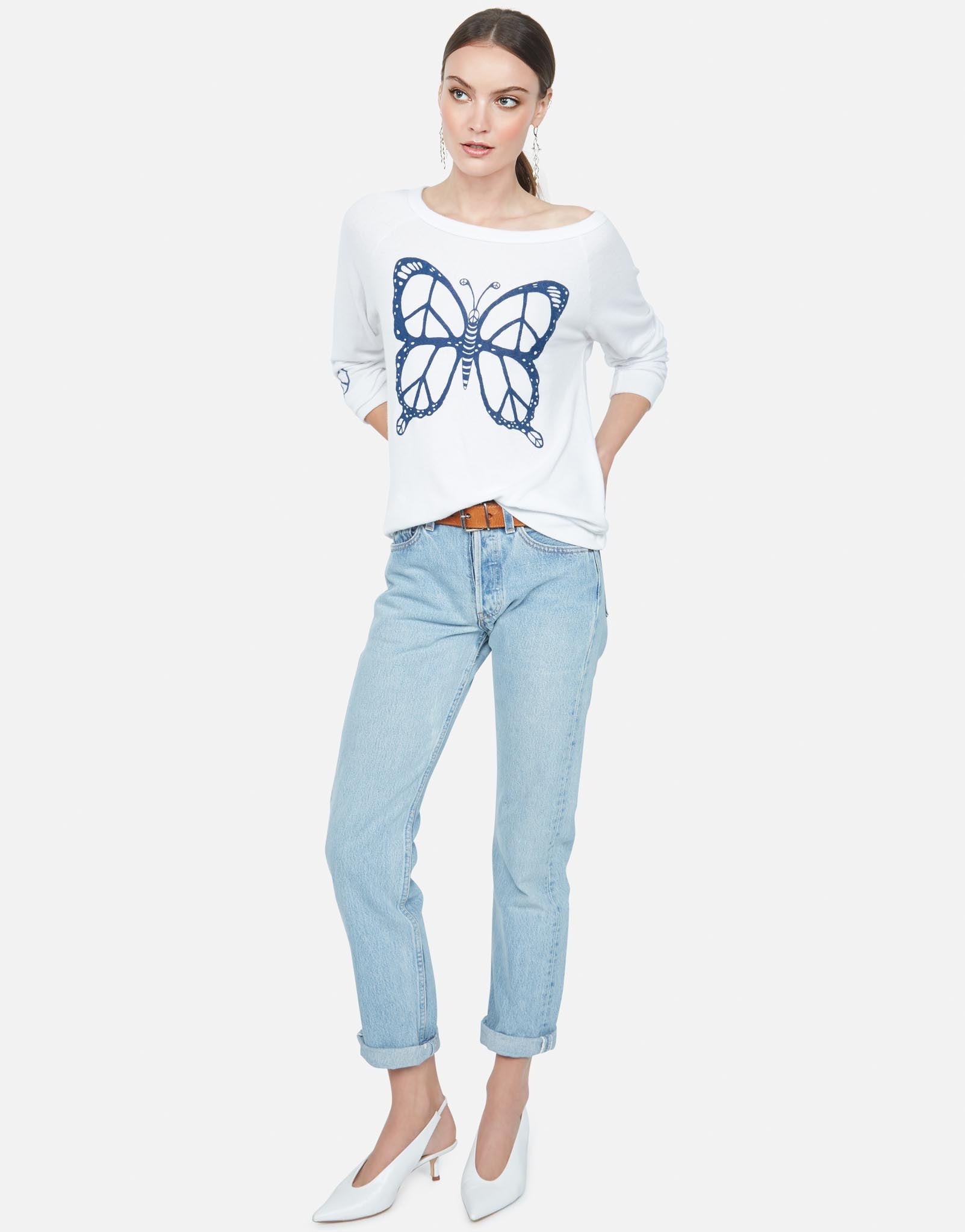 Lauren Moshi Women's Brenna Peace Butterfly - 