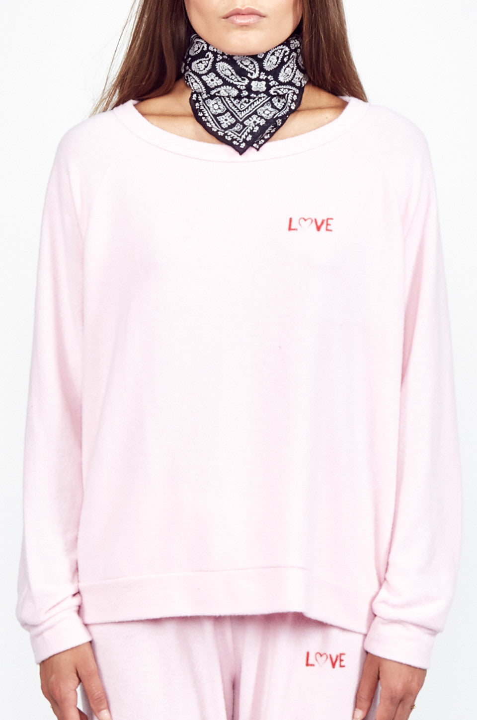 Lauren Moshi Women's X Exclusive X Love Lip Pullover - 