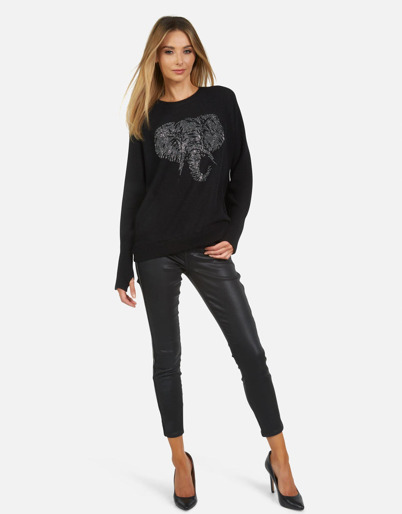 Lauren Moshi Women's Ladona Crystal Electric Elephant - 
