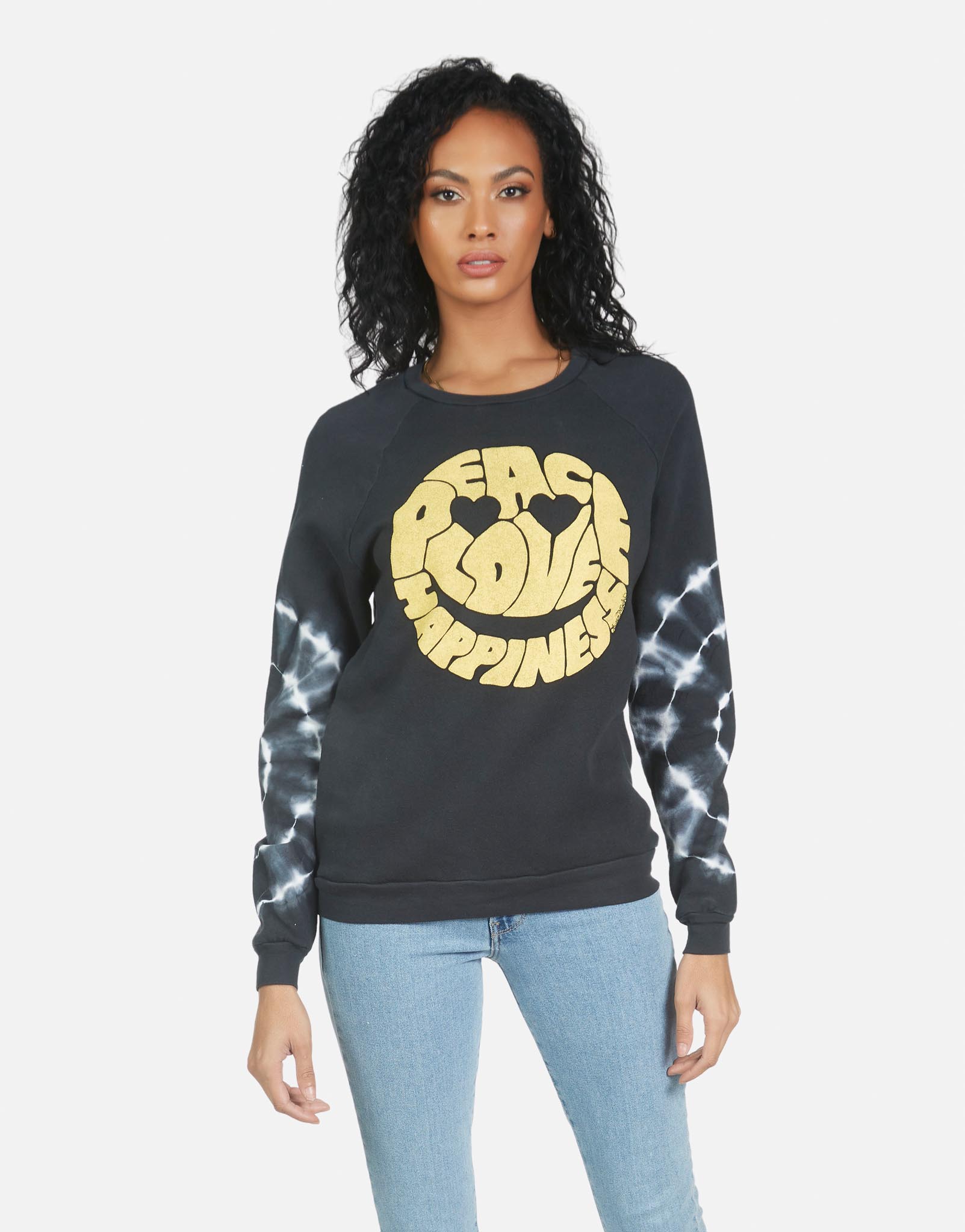 Lauren Moshi Women's Noleta Text Happy Face - XS
