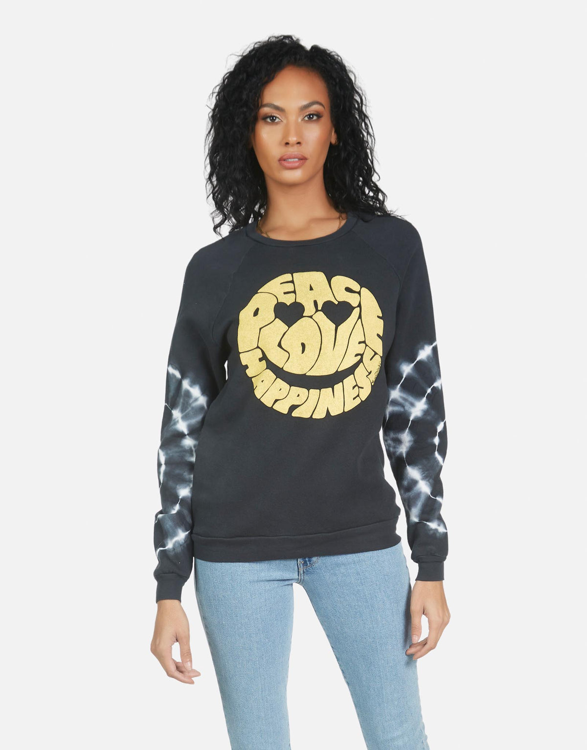 Lauren Moshi Women's Noleta Text Happy Face - XS