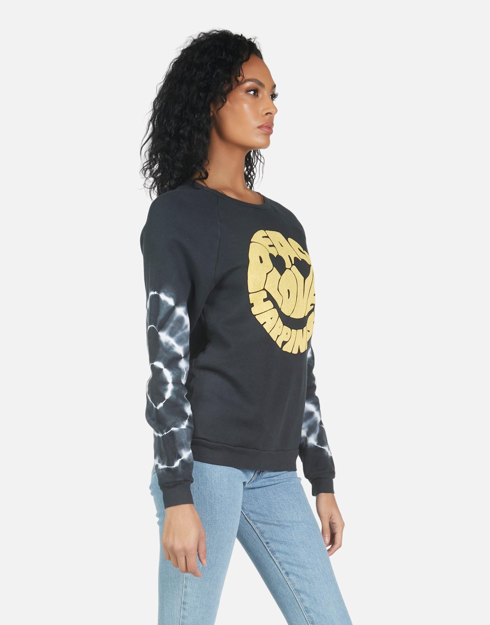 Lauren Moshi Women's Noleta Text Happy Face - 