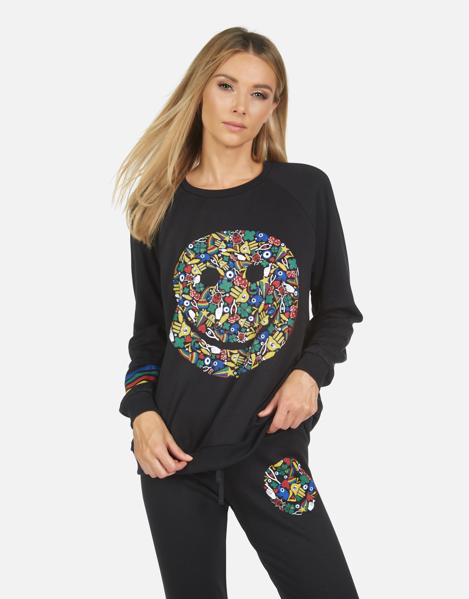 Lauren Moshi Women's Noleta Lucky Happy Face - 