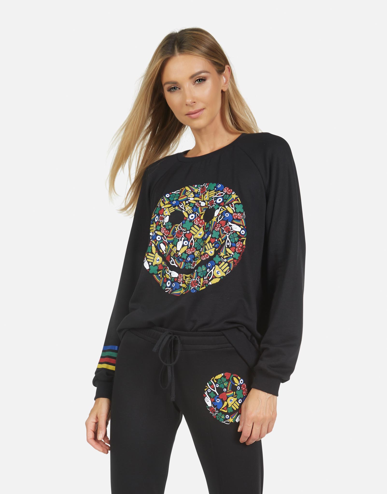 Lauren Moshi Women's Noleta Lucky Happy Face - 