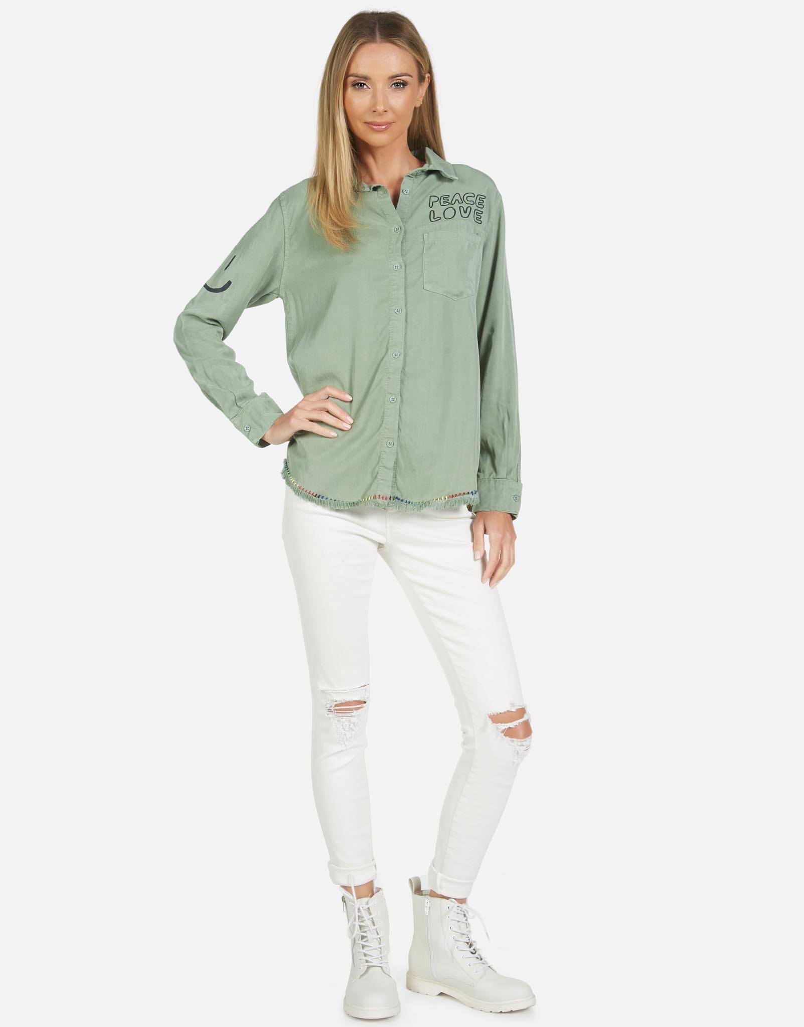 Lauren Moshi Women's Sloane Cool Skull - 