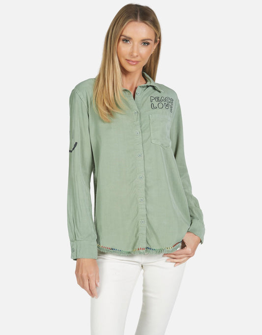 Lauren Moshi Women's Sloane Cool Skull - 