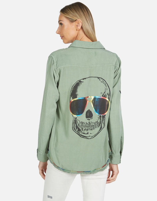 Lauren Moshi Women's Sloane Cool Skull - XS