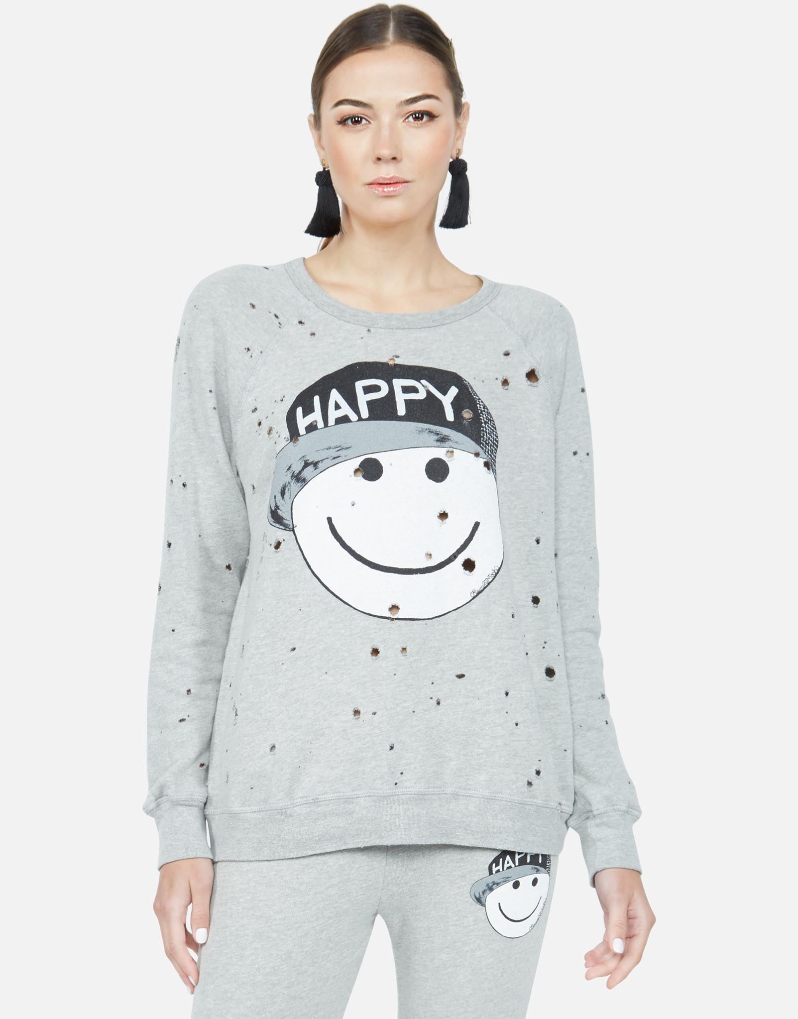 Lauren Moshi Women's Darby Happy Hat Face - 