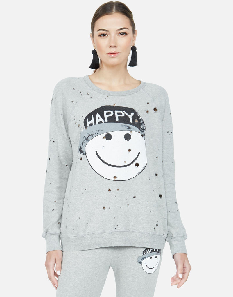Lauren Moshi Women's Darby Happy Hat Face - 