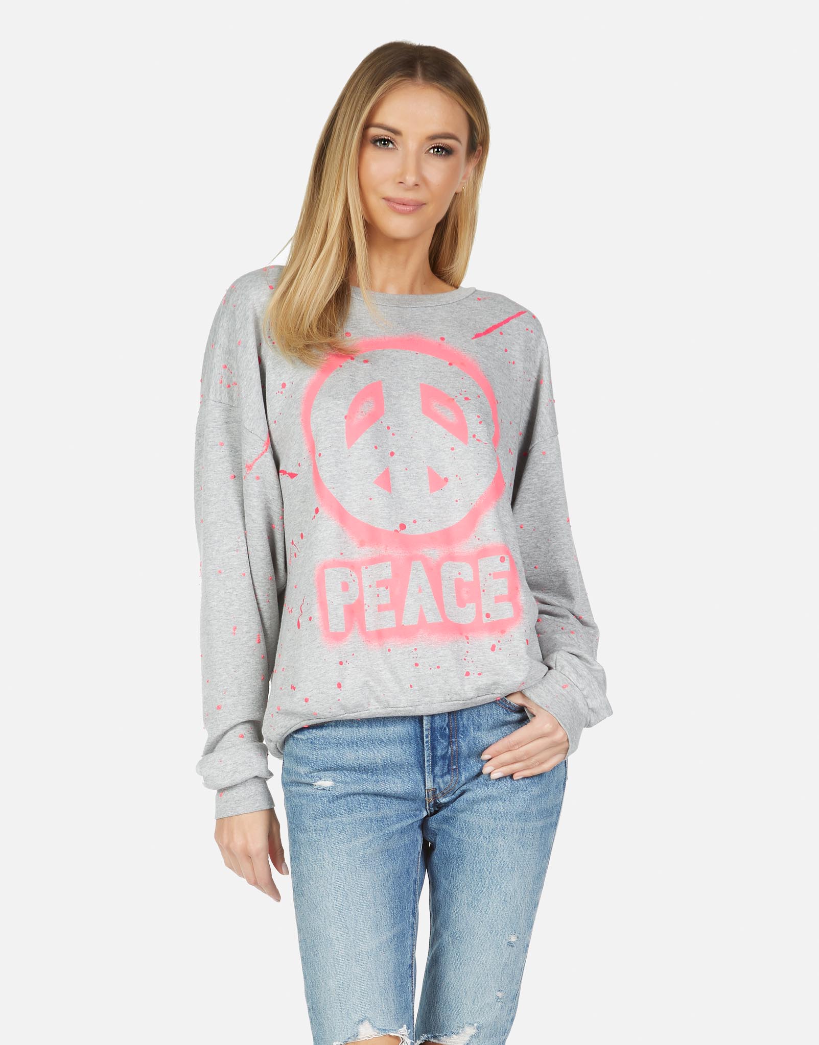 Lauren Moshi Women's Babbs Airbrush Peace - 