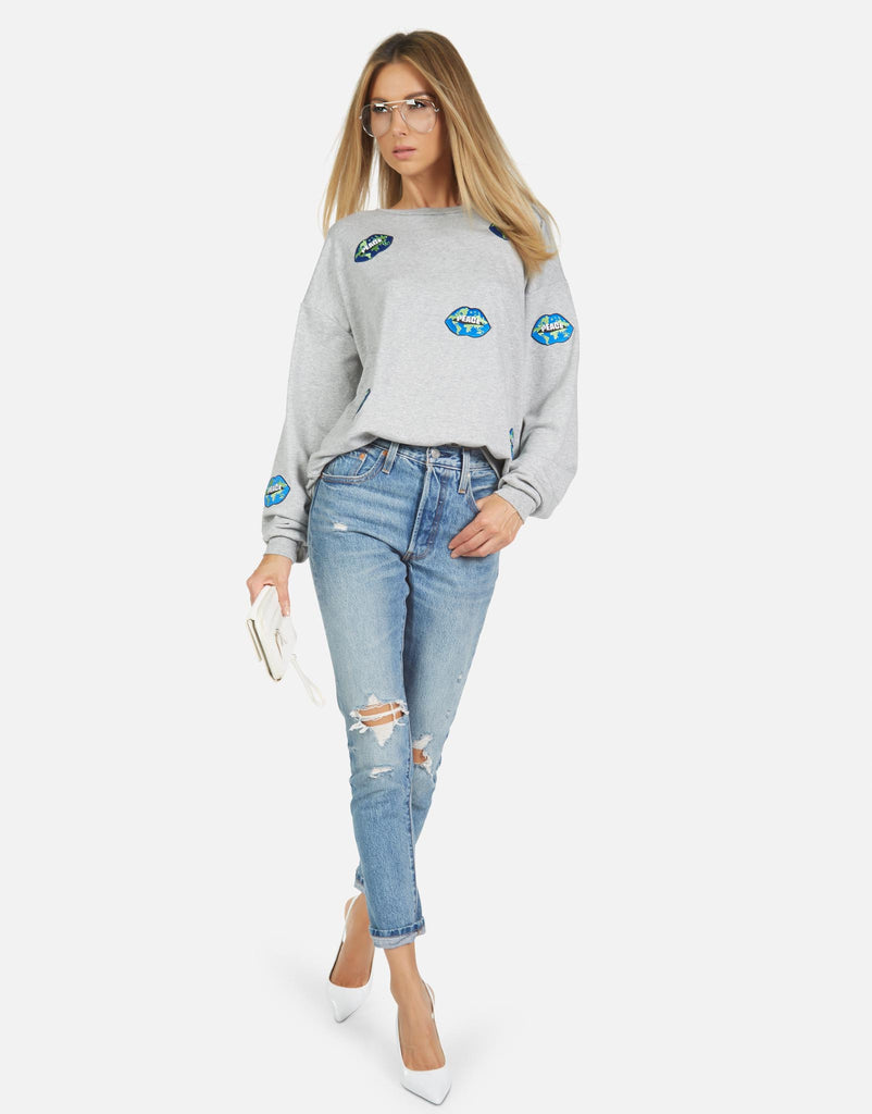 Lauren Moshi Women's Babbs World Peace Lips - 