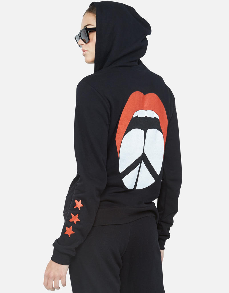 Lauren Moshi Women's Lennox Peace Tongue - Black