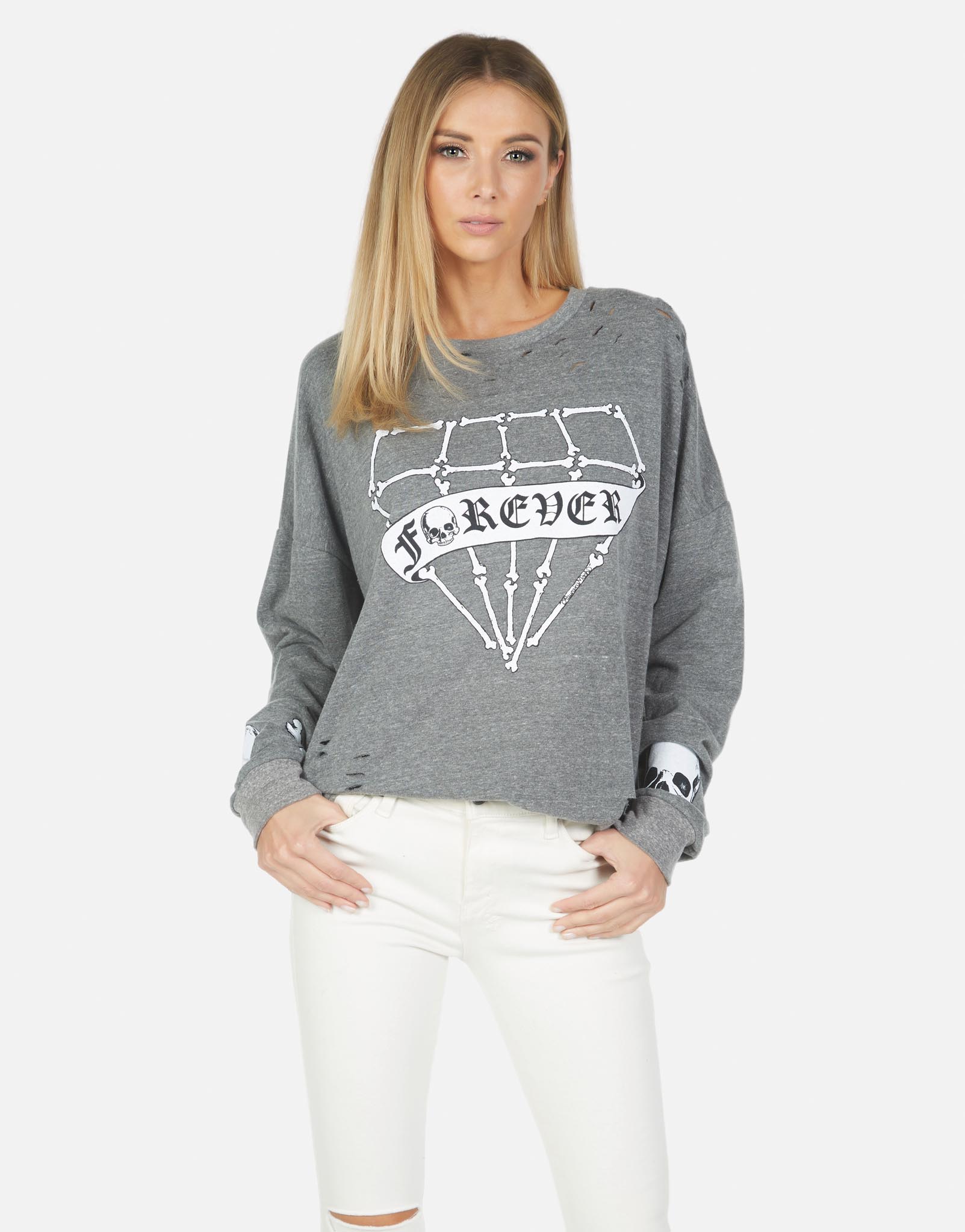 Lauren Moshi Women's Flora Bone Diamond - 