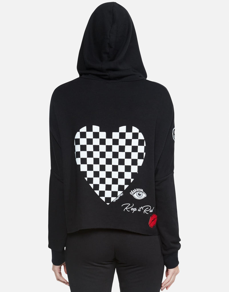 Lauren Moshi Women's Lexie Rad Checkered Heart - 