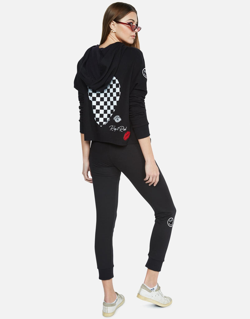 Lauren Moshi Women's Lexie Rad Checkered Heart - 