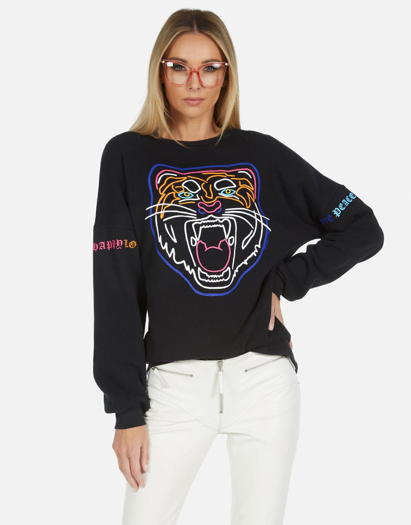 Lauren Moshi Women's Sierra Neon Line Tiger - XS