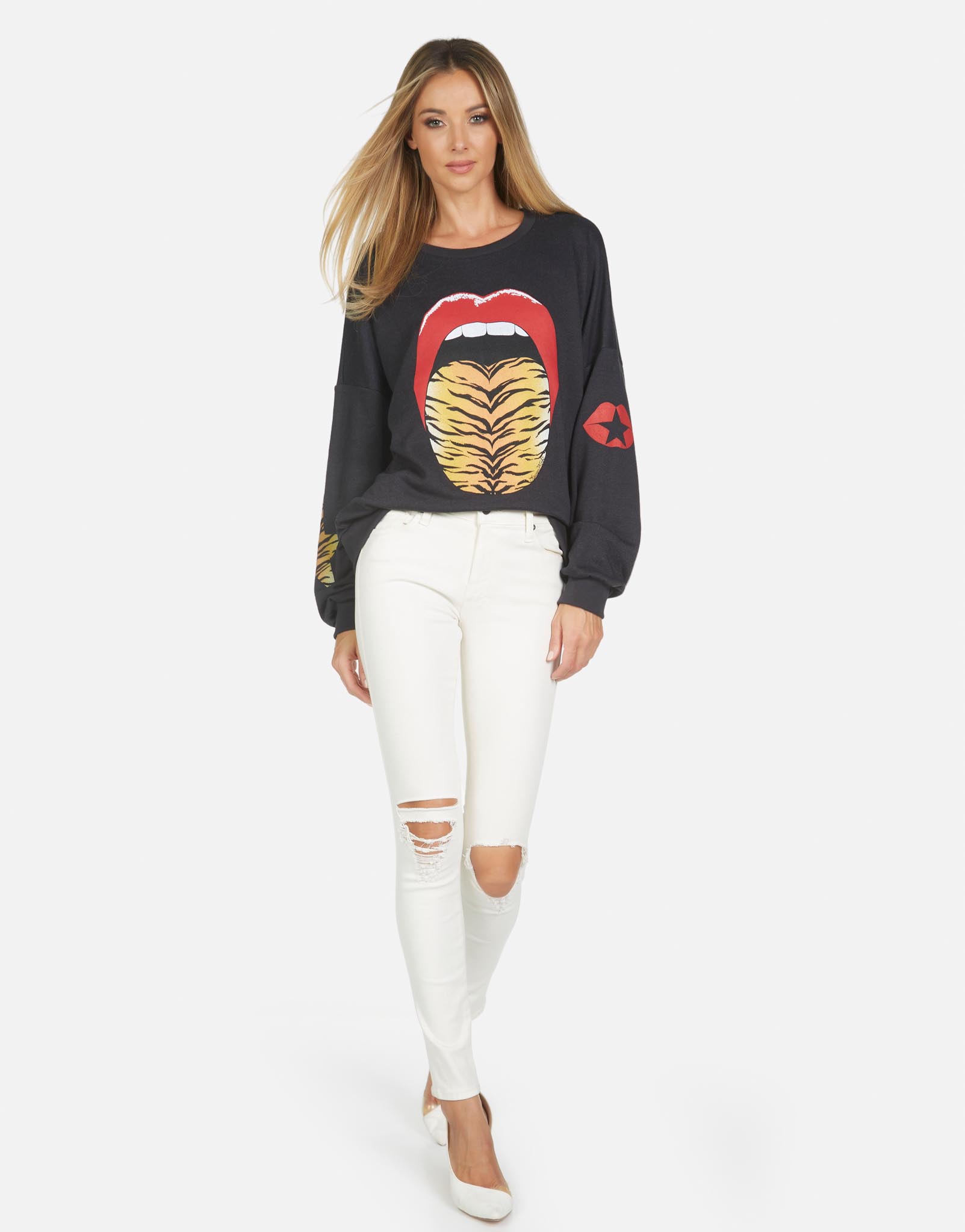 Lauren Moshi Women's Sierra Tiger Tongue - 