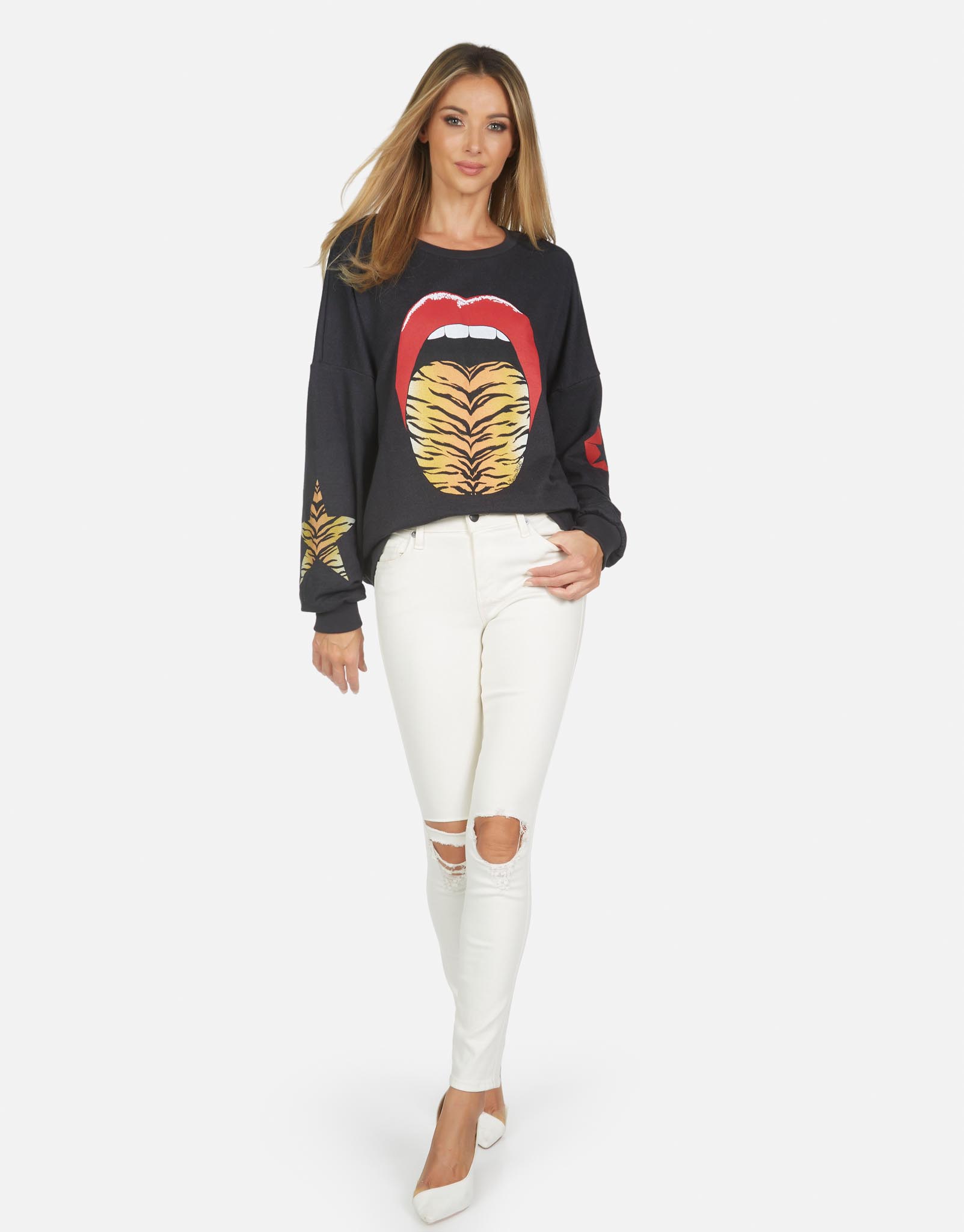 Lauren Moshi Women's Sierra Tiger Tongue - 