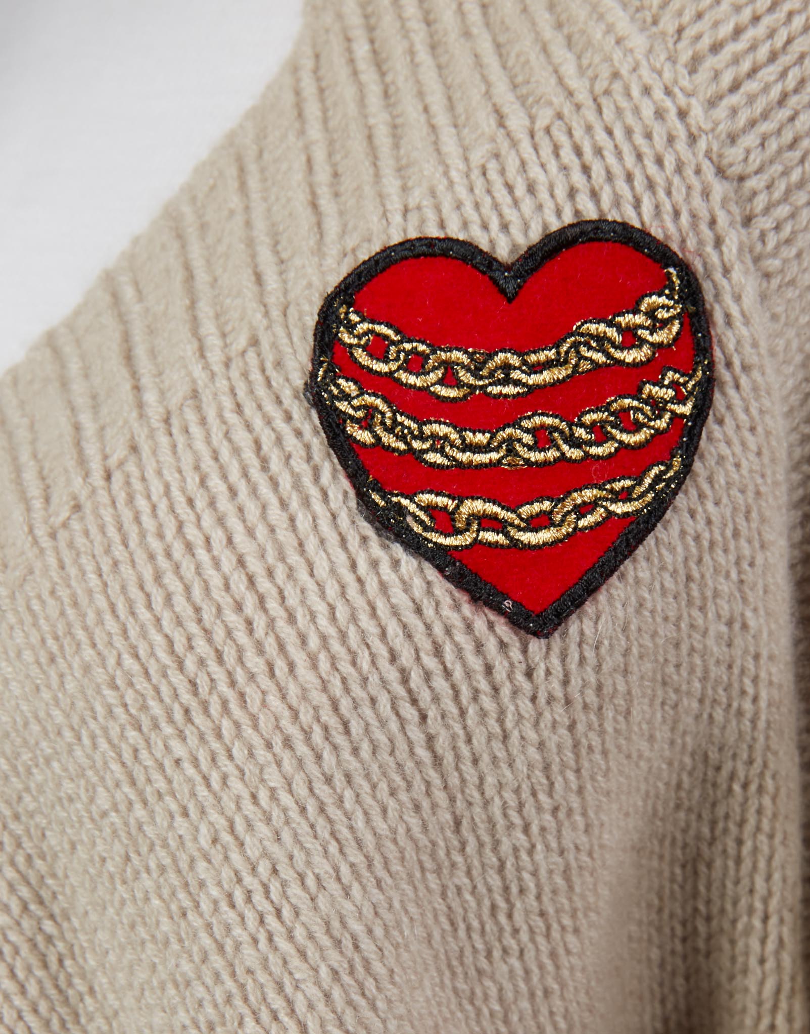 Lauren Moshi Women's Daya Chain Heart Stars - Oatmeal