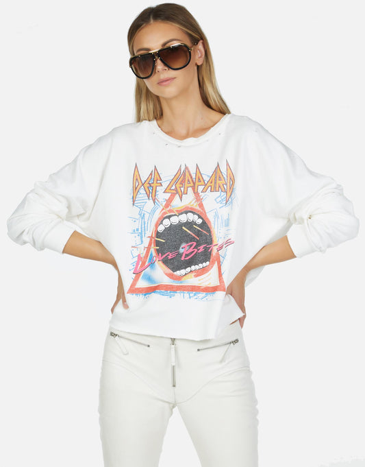 Lauren Moshi X Def Leppard Women's Lee Love Bites - Milk