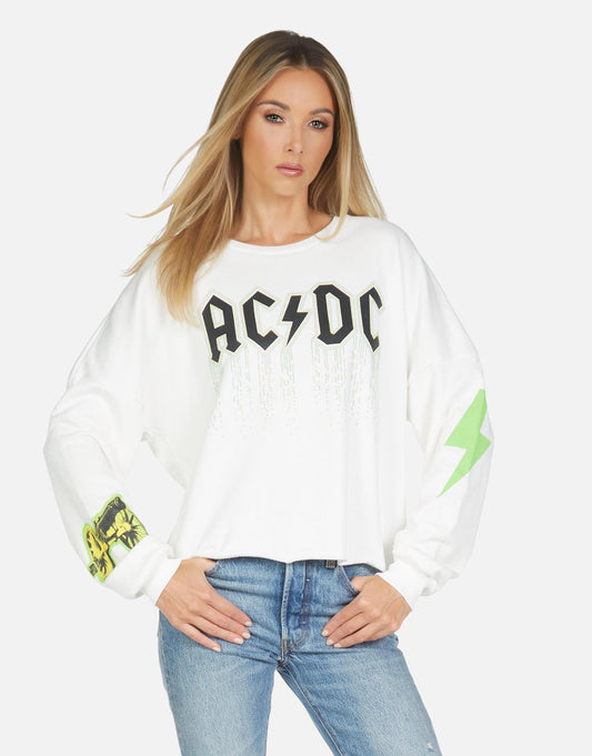 Lauren Moshi X ACDC Women's Lee AC/DC Neon Stud - XS