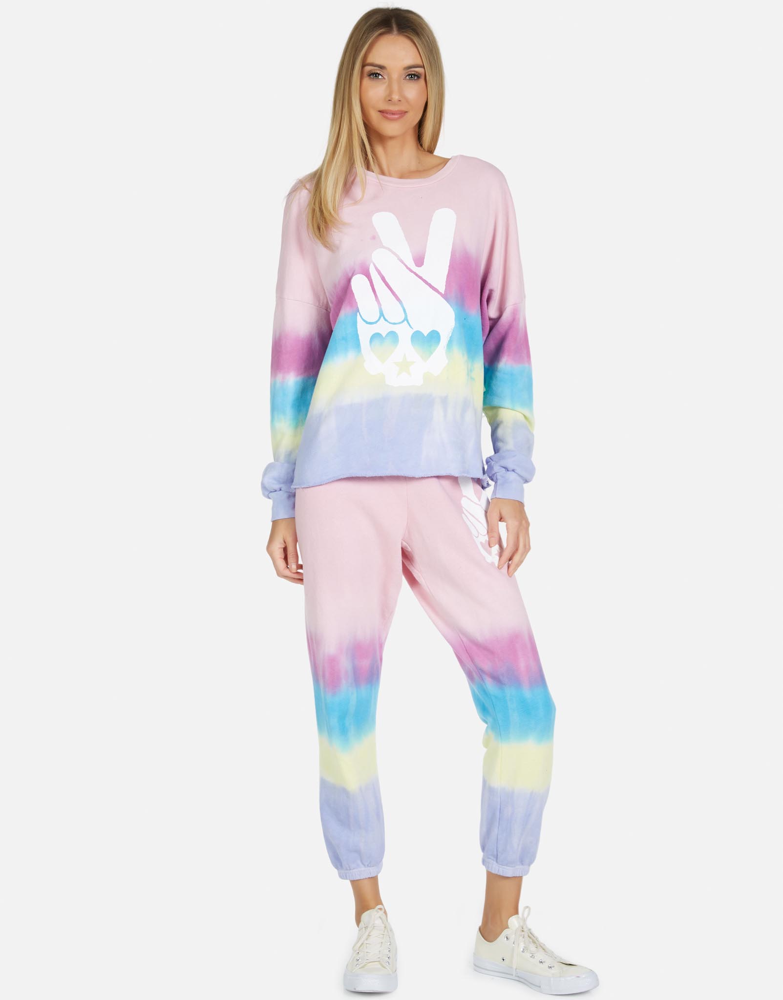 Lauren Moshi Women's Lee Skull Peace Hand - 