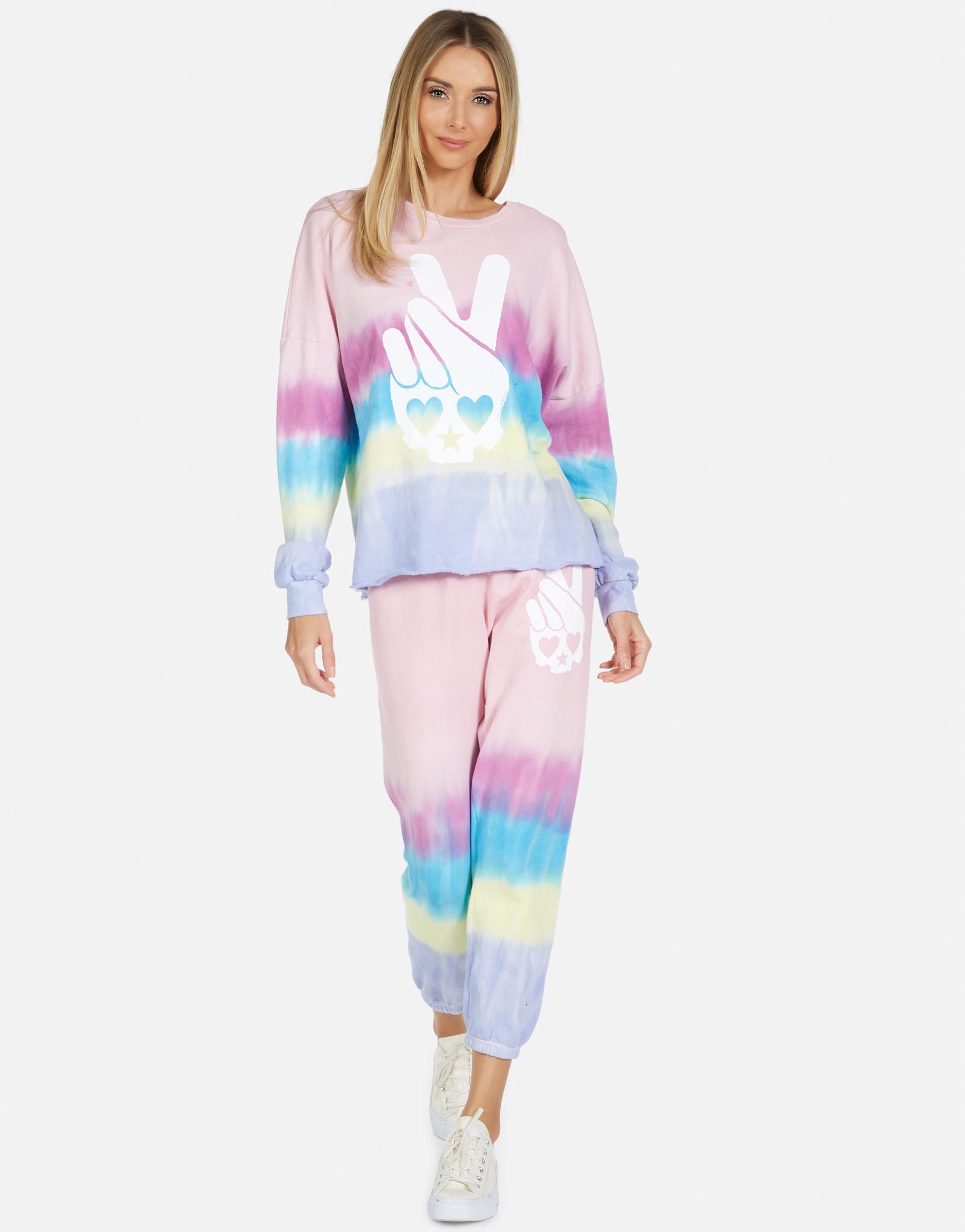 Lauren Moshi Women's Lee Skull Peace Hand - 