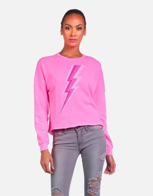 Lee X Pink Lightning Bolt