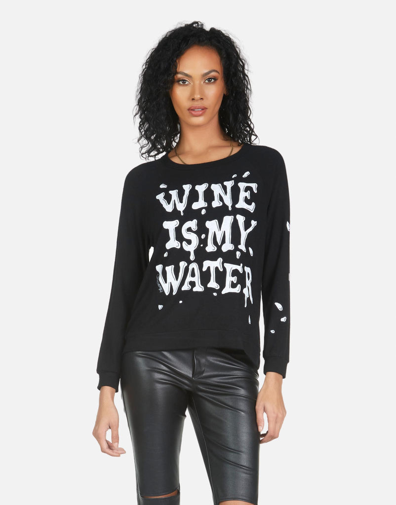 Lauren Moshi Women's Everly Wine is My Water - XS