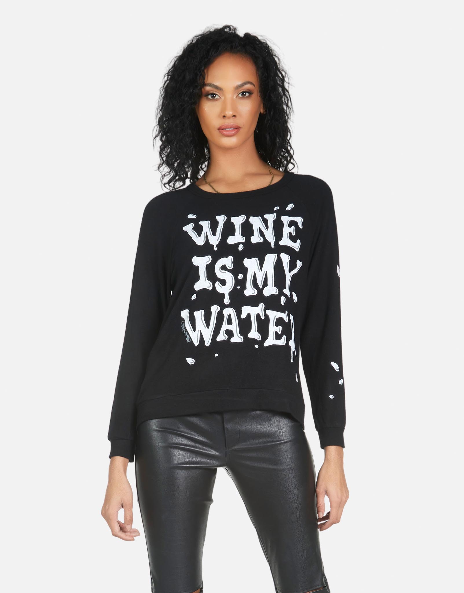 Lauren Moshi Women's Everly Wine is My Water - 