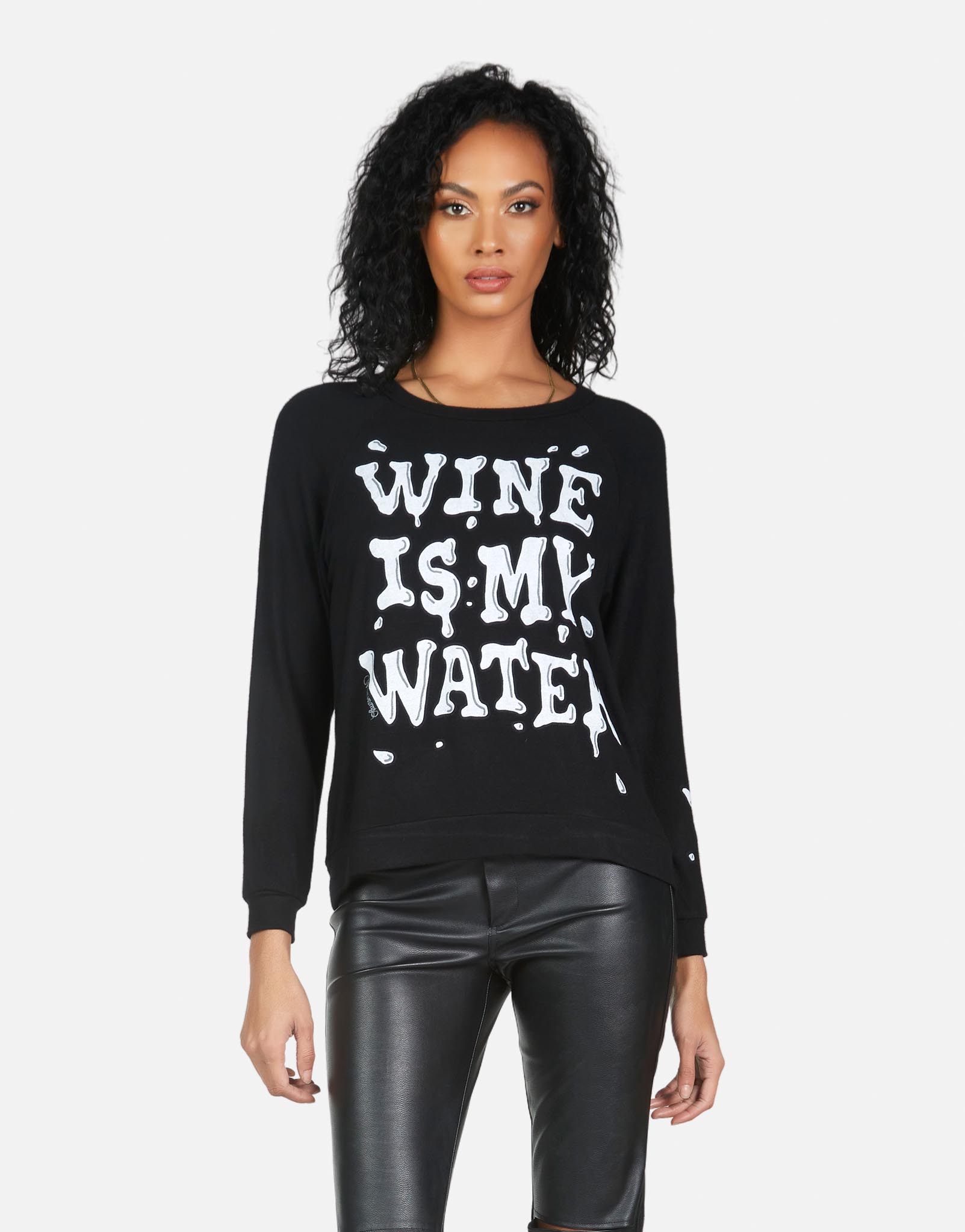 Lauren Moshi Women's Everly Wine is My Water - 