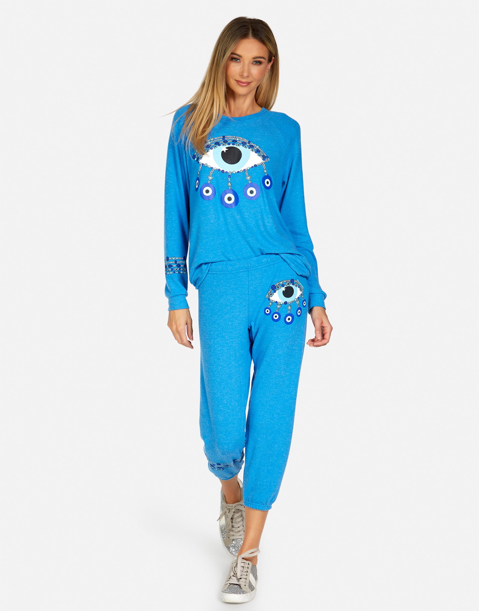 Everly Chain Evil Eye Pullover