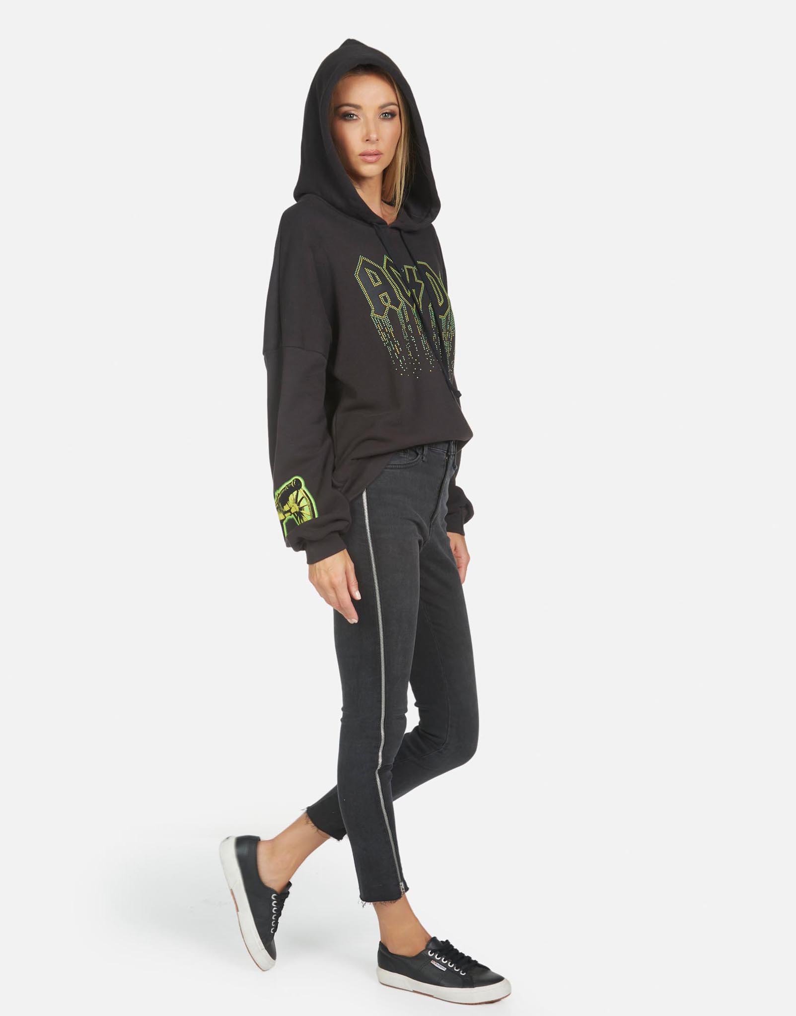 Lauren Moshi X ACDC Women's Lila AC/DC Neon Stud - 