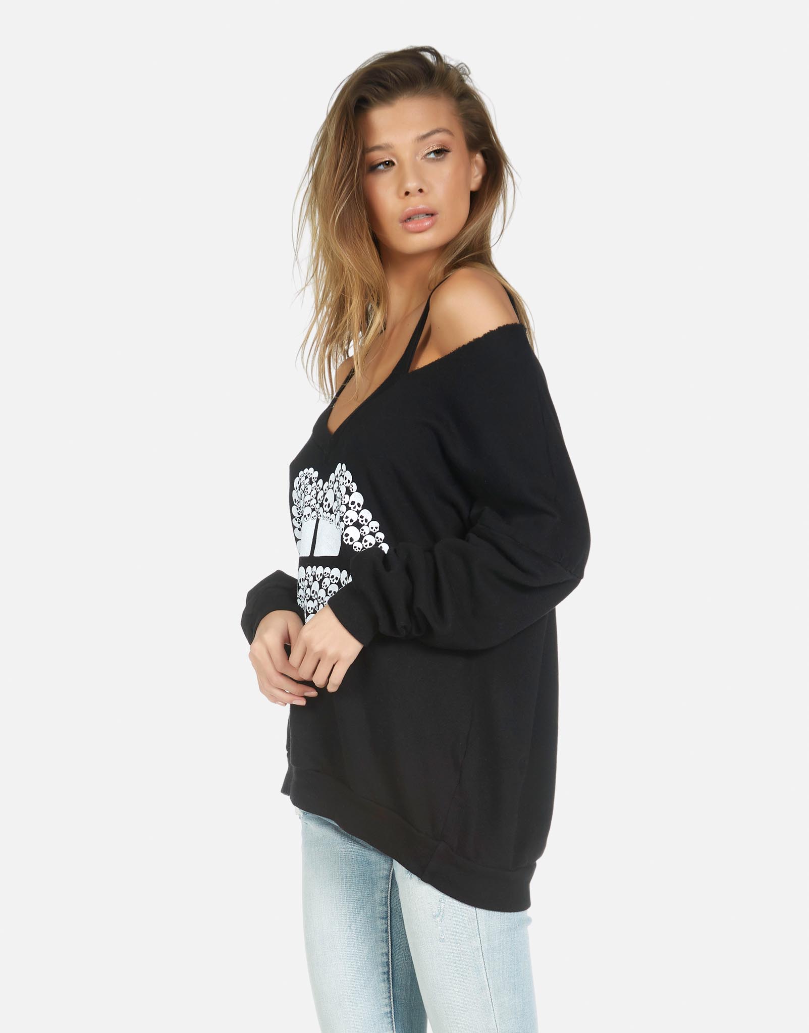Lauren Moshi Women's Patricia Skull Lip - 