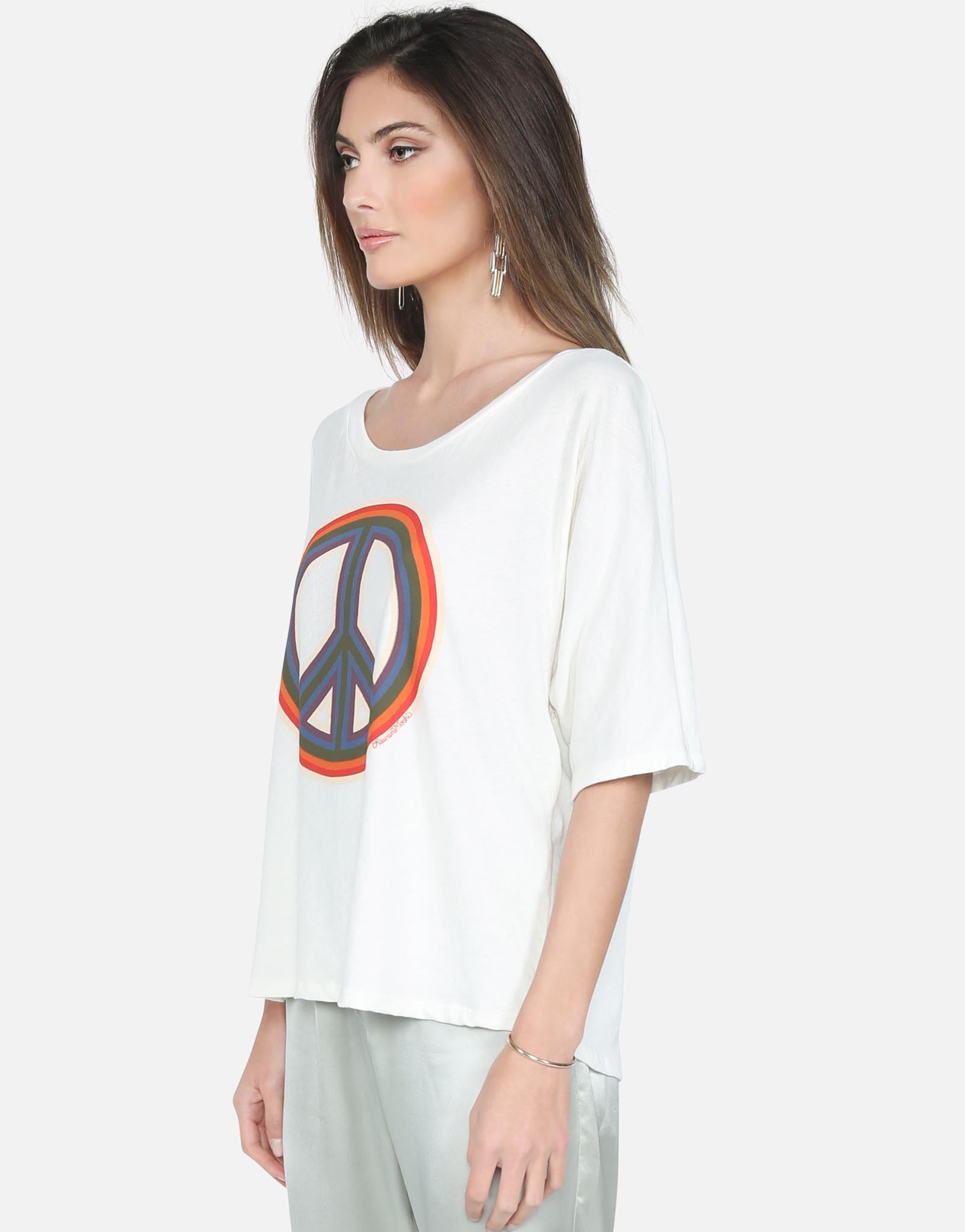 Lauren Moshi Women's Barbie Rainbow Peace - 