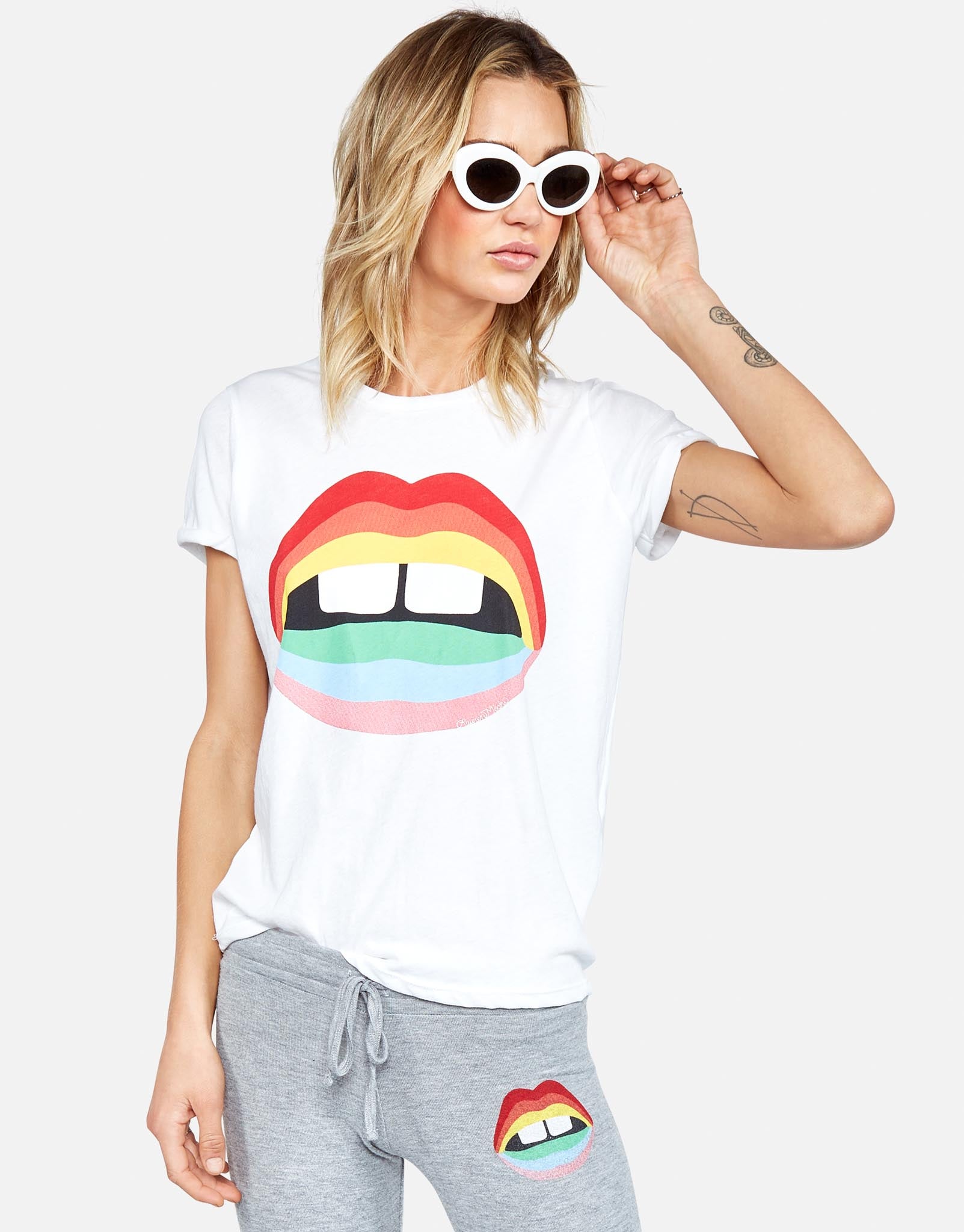 Lauren Moshi Women's Edda Rainbow Gap Mouth - 