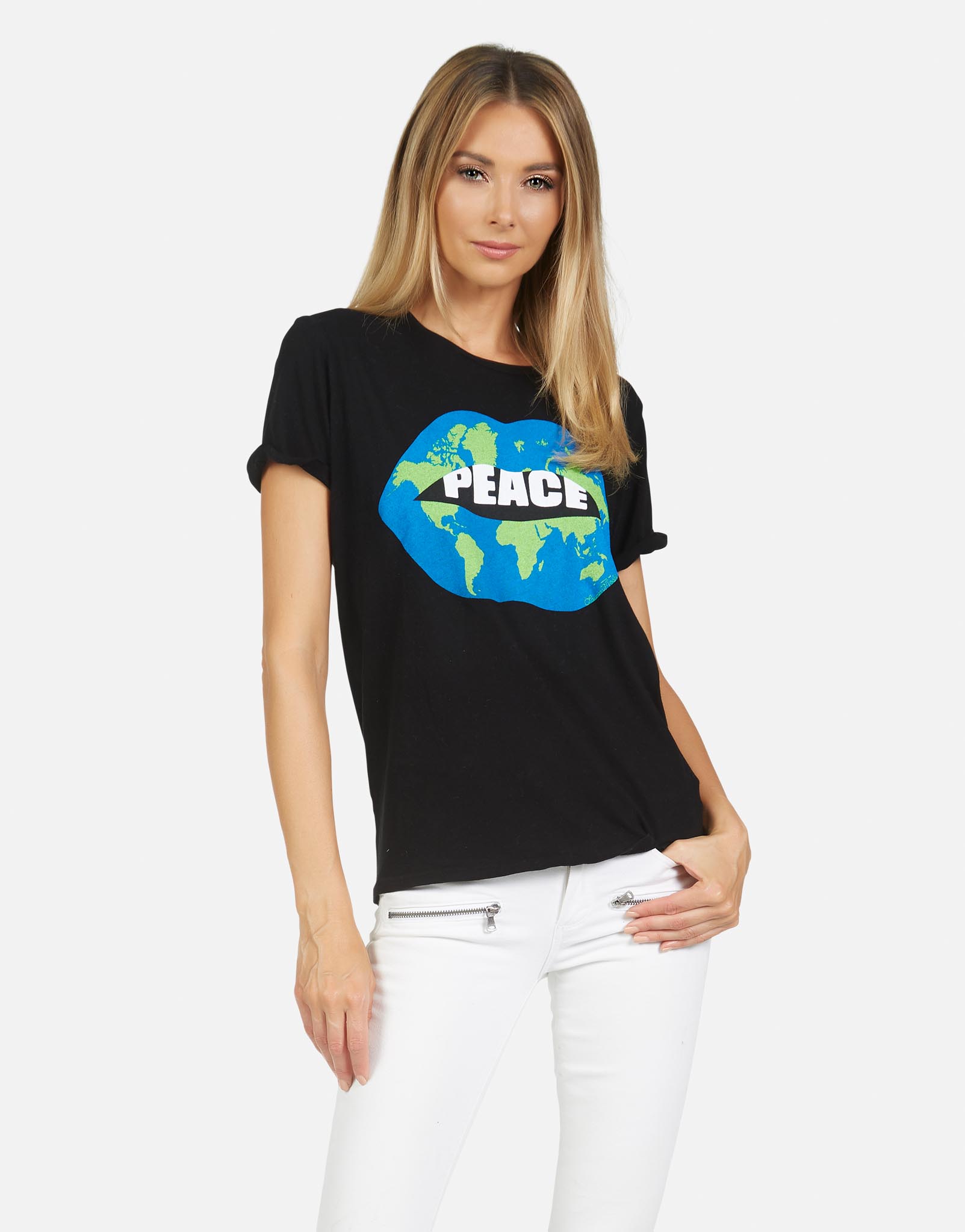Lauren Moshi Women's Edda Worlds Peace Lips - 