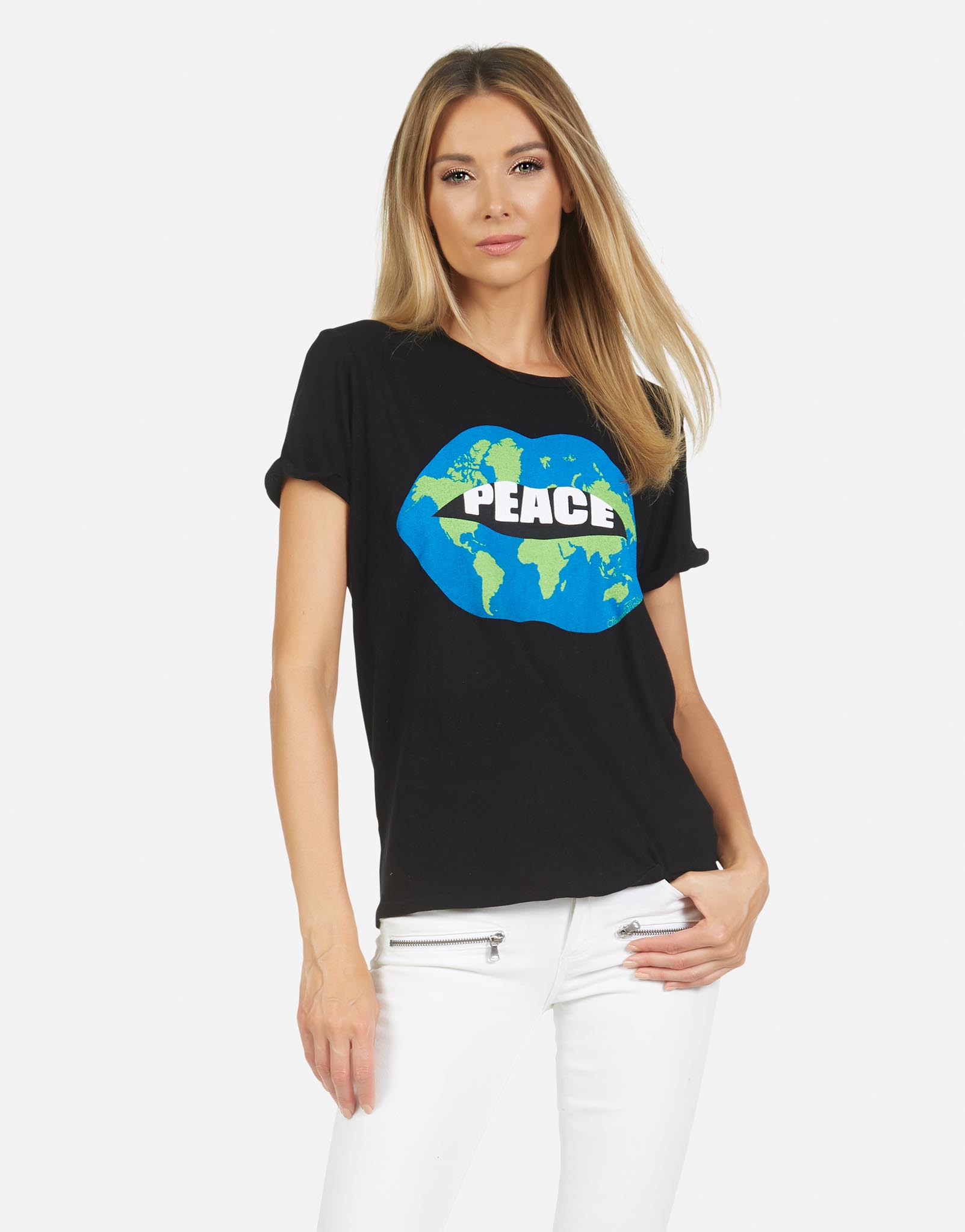 Lauren Moshi Women's Edda Worlds Peace Lips - 