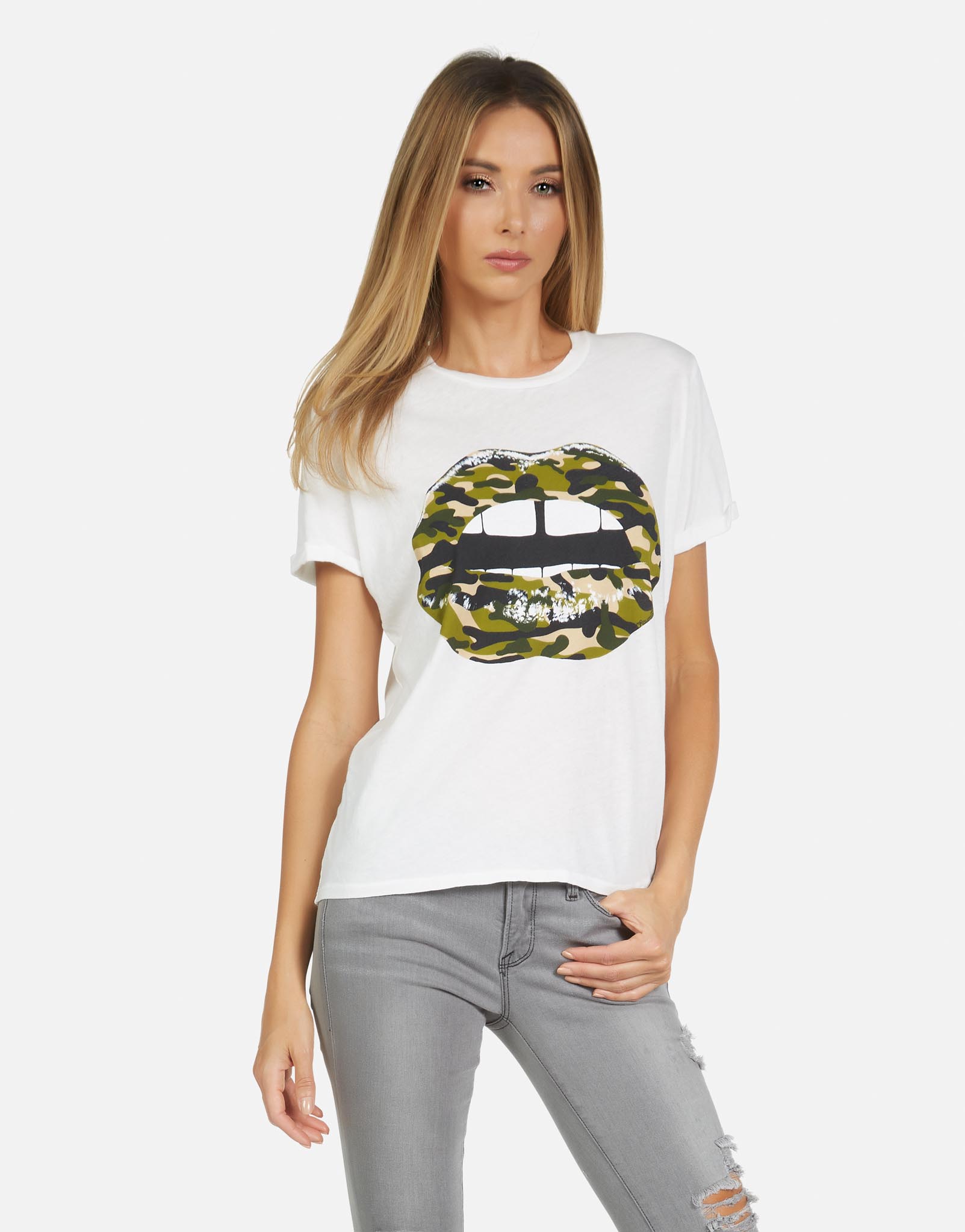 Lauren Moshi Women's Edda Camo Lip - 